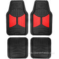 Trimmable Floor Mats (Red) Full Set - Universal